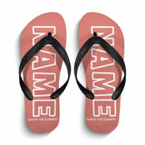 Custom Name Flip Flops Gifts Personalized Couple Sandals