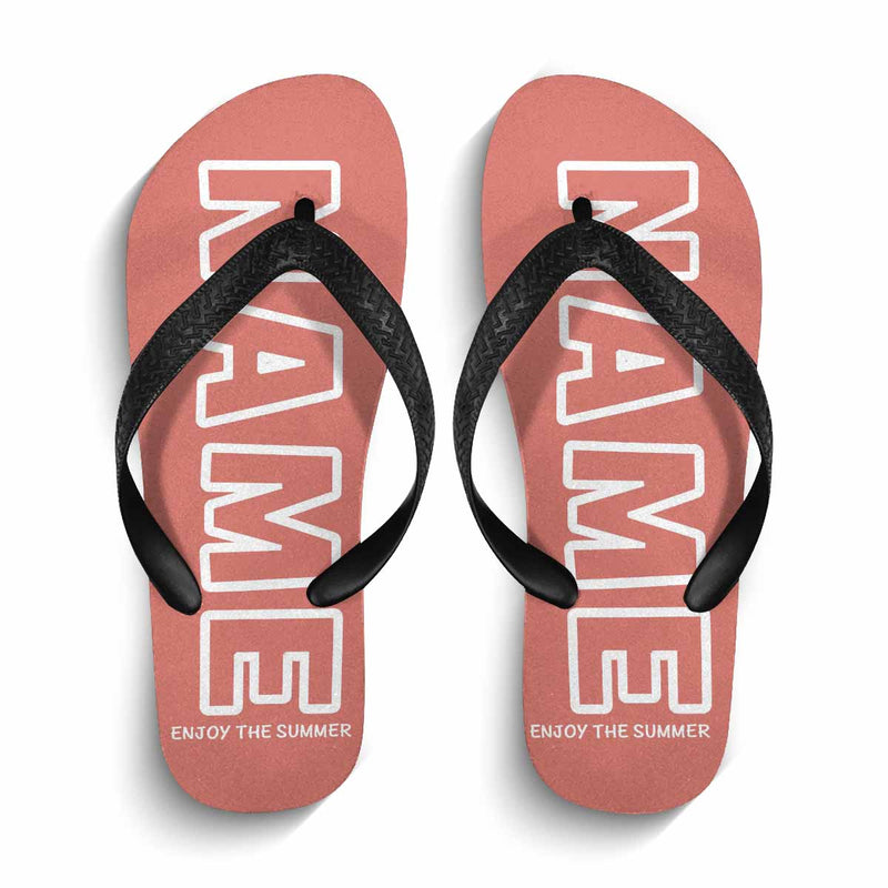 Custom Name Flip Flops Gifts Personalized Couple Sandals