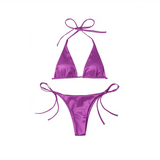 Custom Embroidery Letters Bikini Sets Sexy Girls DIY Name Swimsuit(Custom 1-10 Letters)