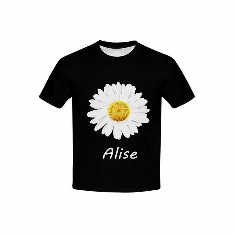 Custom Name Daisy Kid's All Over Print T-shirt