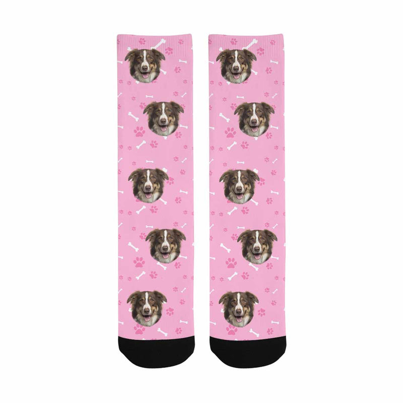 Custom Socks Dog Face Socks Personalized Socks Face on Socks Valentine's Day Gifts for Girlfriend