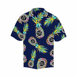 Custom Logo Pineapple Men's Hawaiian Shirt