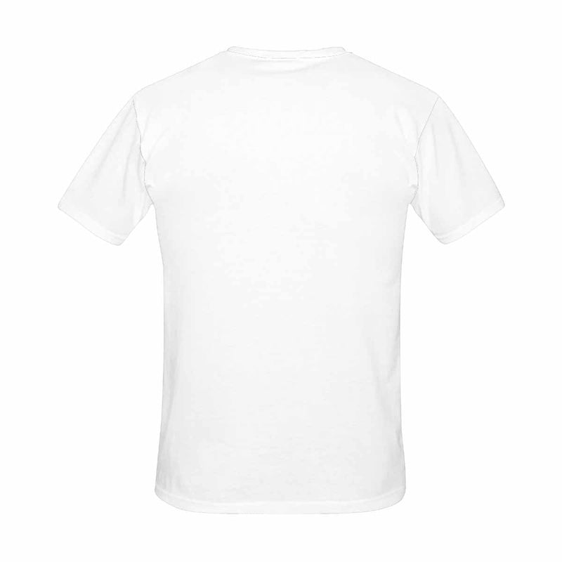 Custom Portrait Outline Shirt, Line Art Photo Shirt For Male, Custom Men's All Over Print T-shirt, Photo Outline Outfit For Couple White