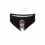 Custom Face And Name Swim Shorts Personalized Face Black Swim Briefs