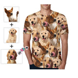 Custom Shirts with Photo Three Pups Add Your Own Custom Photo Personalized Image Made for You