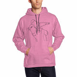 Custom Portrait Outline Shirt, Line Art Photo Shirt For Male, Custom Men's All Over Print Hoodie