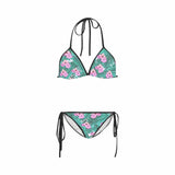 Pink Flower Bikini Swimsuit