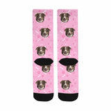 Custom Socks Dog Face Socks Personalized Socks Face on Socks Valentine's Day Gifts for Girlfriend