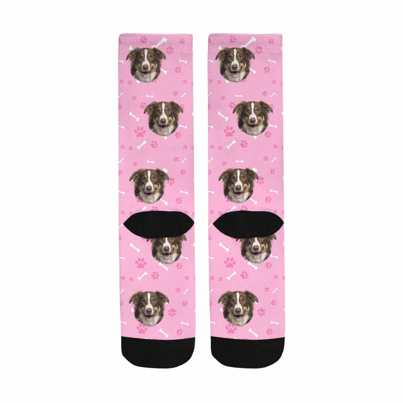 Custom Socks Dog Face Socks Personalized Socks Face on Socks Valentine's Day Gifts for Girlfriend