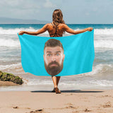 Custom Face Different Color Bath Towel Beach Towel Pool Towel Camp Towel