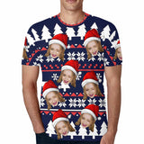 Custom T-shirt with Face Love Christmas Made for You Custom T-shirt Add Your Own Design Image