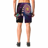 Custom Girlfriend Face Athlete Personalized Photo Men's Elastic Beach Short