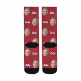 Custom Socks Face Socks with Faces & Name Personalized Socks Birthday Gifts for Wife