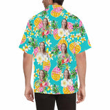 Custom Face Hawaiian Shirt Funny Photo Hawaiian Shirt for Husband Personalized Hawaiian Shirt Photo Tropical Aloha Shirt For Men