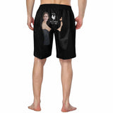 Custom Face Belongs to Me Personalized Photo Men's Elastic Beach Short