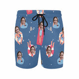 Custom Face Casual Life Quick-Dry Swim Trunks Men's Bathing Suit