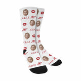 Custom Socks with Faces Personalized Socks Face on Socks Birthday Gifts for Boyfriend