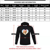 [Thickened Fabric] Custom Photo Heart Flip Sequin Hoodie Pure Cotton Love Unisex For Men Women [Double Print]