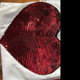 [Thickened Fabric] Custom Photo Heart Flip Sequin Hoodie Pure Cotton Unisex For Men Women