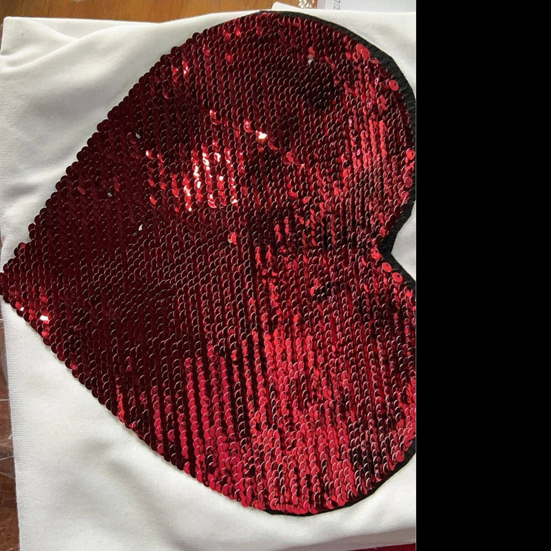 [Thickened Fabric] Custom Photo Heart Flip Sequin Hoodie Pure Cotton Unisex For Men Women