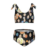 Custom Face Beautiful Planet Kid's Strap Swimsuit Design Your Own Face Gift