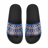 Custom Boyfriend Face Geometry Women's Slide Sandals