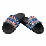 Custom Boyfriend Face Geometry Women's Slide Sandals