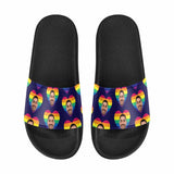 Custom Boyfriend Face Rainbow Love Women's Slide Sandals