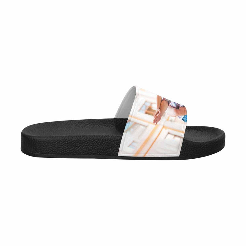 Custom Couple's Photo Women's Slide Sandals