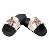 Custom Couple's Photo Women's Slide Sandals