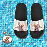 Custom Couple's Photo Women's Slide Sandals