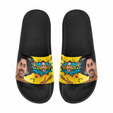 Custom Face Comic Women's Slide Sandals