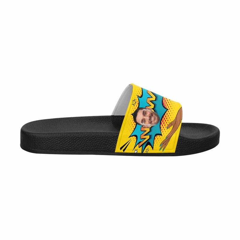 Custom Face Comic Women's Slide Sandals