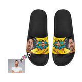 Custom Face Comic Women's Slide Sandals