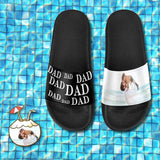 Custom Face Father's Day Men's Slide Sandals