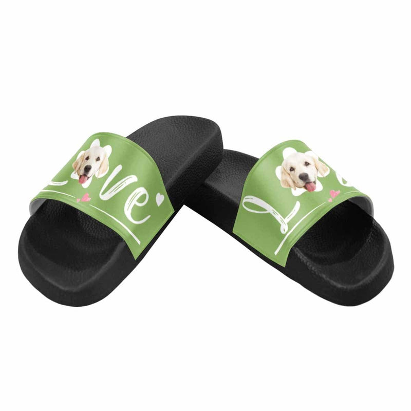 Custom Face Love Men's Slide Sandals