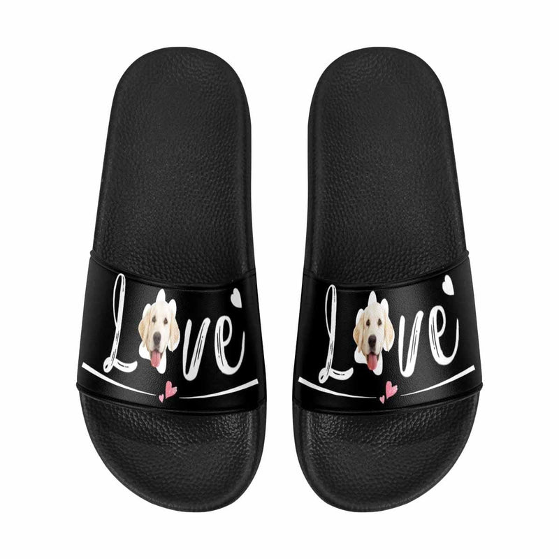 Custom Face Love Men's Slide Sandals