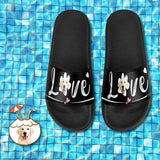 Custom Face Love Men's Slide Sandals