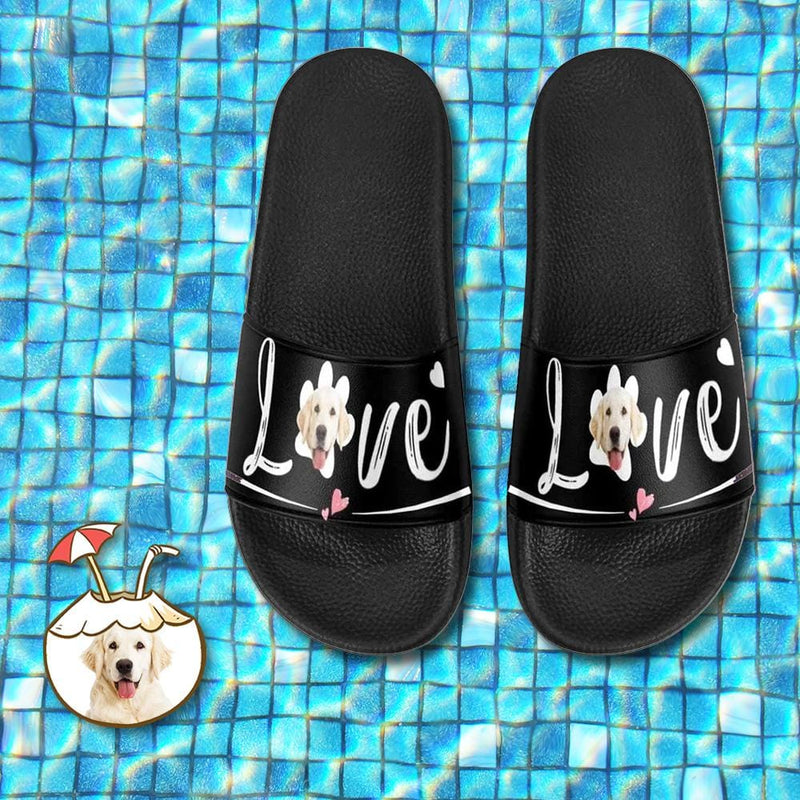 Custom Face Love Men's Slide Sandals