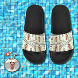 Custom Face Money Women's Slide Sandals