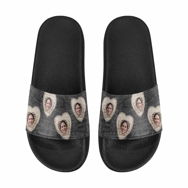 Custom Face Patch Men's Slide Sandals