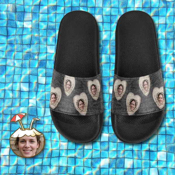 Custom Face Patch Men's Slide Sandals