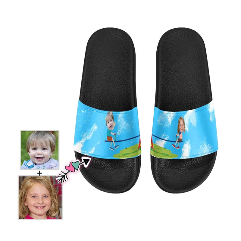 Custom Face Seesaw Men's Slide Sandals