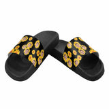 Custom Face Sunflower Women's Slide Sandals