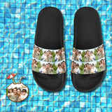 Custom Family Photo Men's Slide Sandals