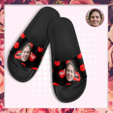 Custom Girlfriend Face Lips Men's Slide Sandals