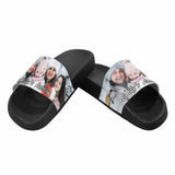 Custom Photo&Name My Family Men's Slide Sandals