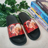 Custom Photo Roses Women's Slide Sandals