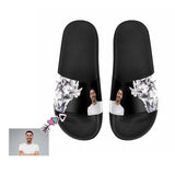 Custom Photo Wolf Women's Slide Sandals