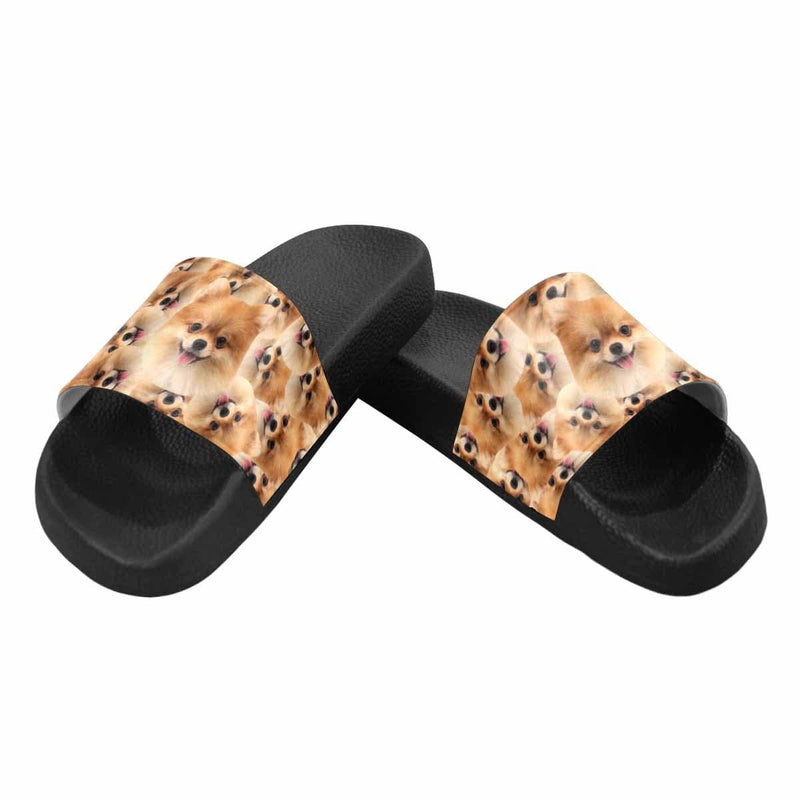 Custom Pet Face Smash Men's Slide Sandals